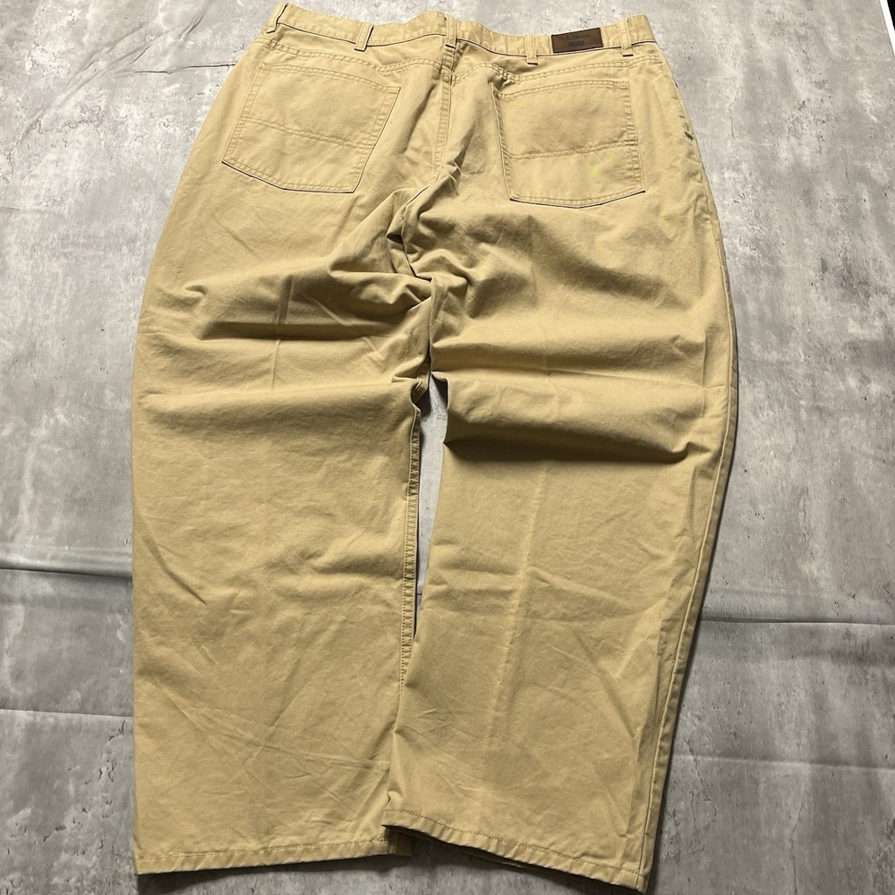 L.L.Bean Straight Fit Jeans Classic Casual Pants Beige Size 40x29 - Picture 7 of 10